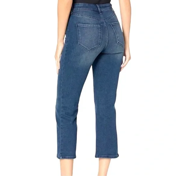 William Rast super high rise flare cropped jeans 25 NWT - Picture 3 of 9